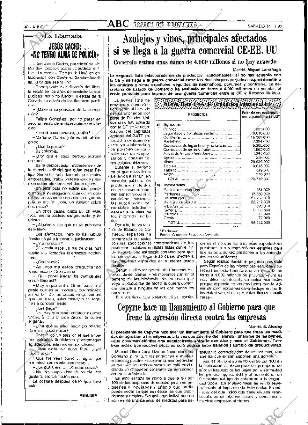 ABC MADRID 14-11-1992 página 40