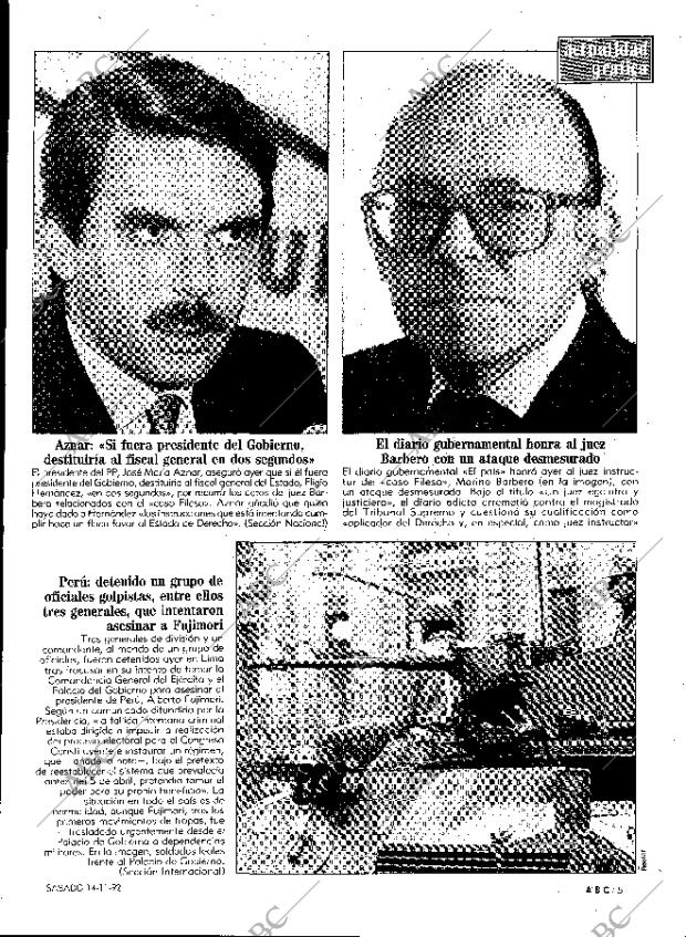 ABC MADRID 14-11-1992 página 5