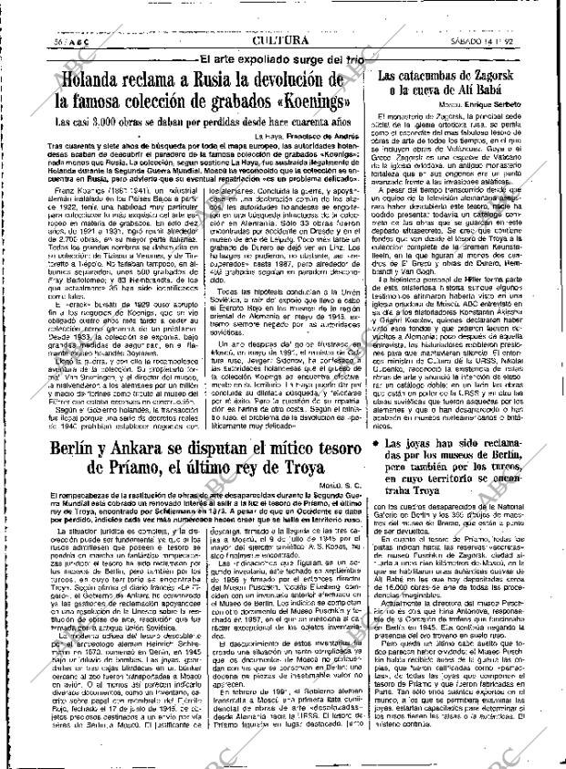 ABC MADRID 14-11-1992 página 56