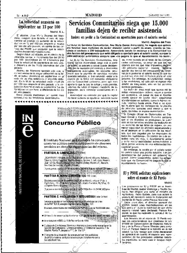 ABC MADRID 14-11-1992 página 58