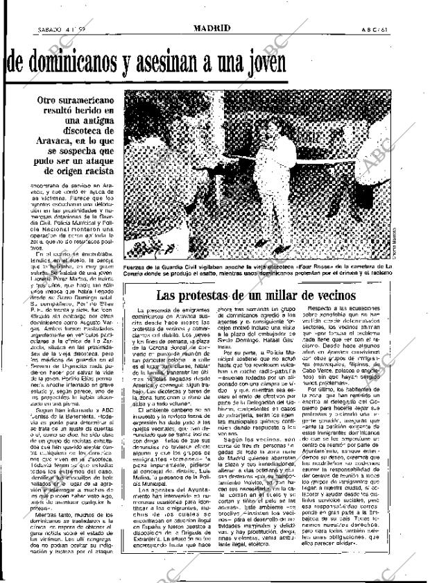 ABC MADRID 14-11-1992 página 61