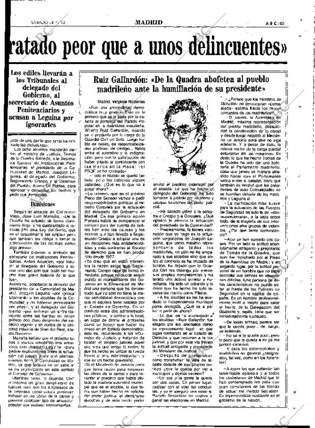 ABC MADRID 14-11-1992 página 65