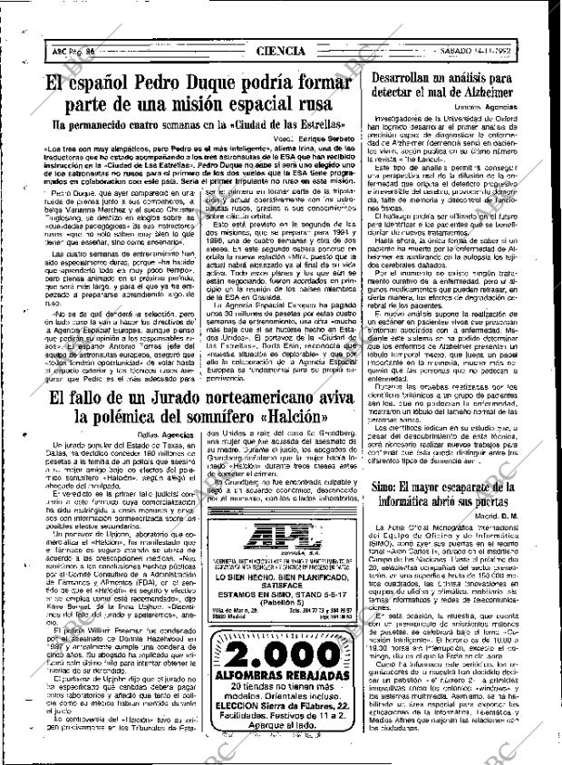 ABC MADRID 14-11-1992 página 86