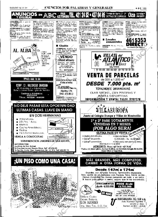ABC SEVILLA 14-11-1992 página 103