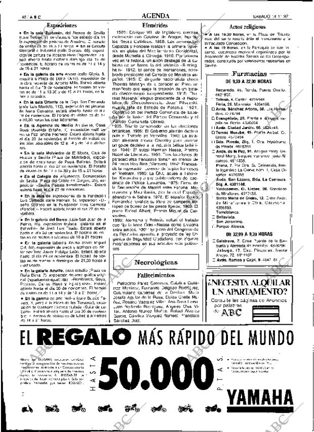 ABC SEVILLA 14-11-1992 página 48