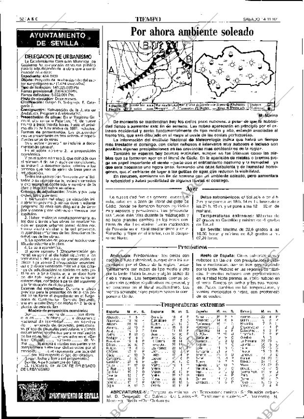 ABC SEVILLA 14-11-1992 página 52