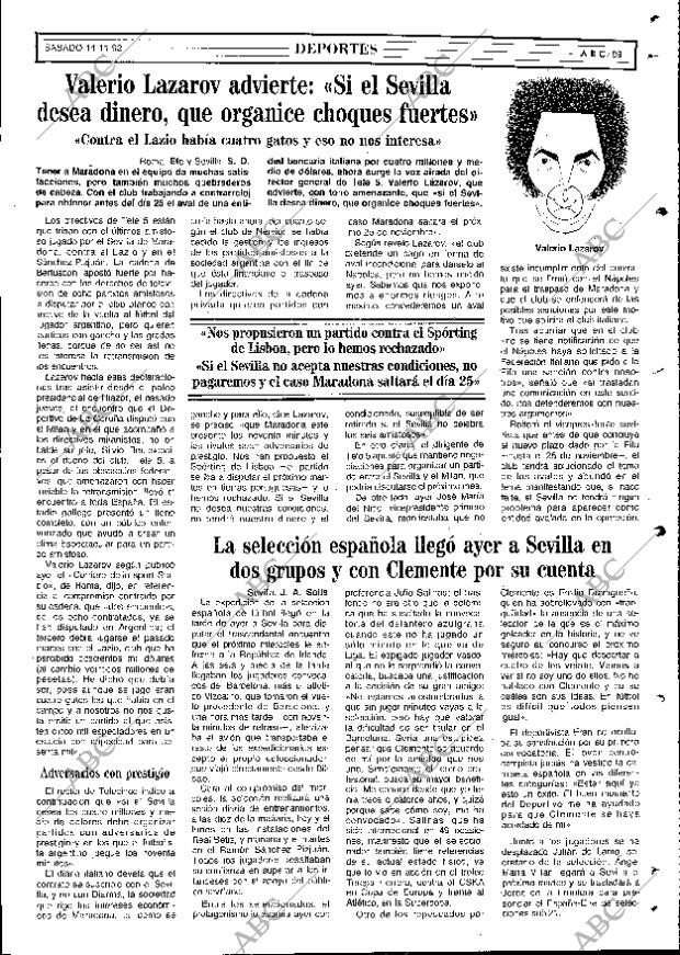 ABC SEVILLA 14-11-1992 página 89
