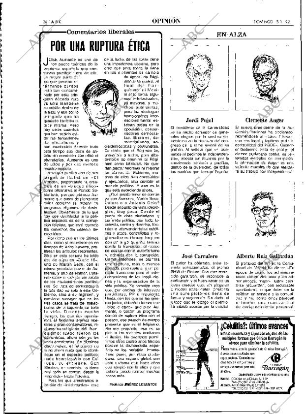ABC MADRID 15-11-1992 página 26