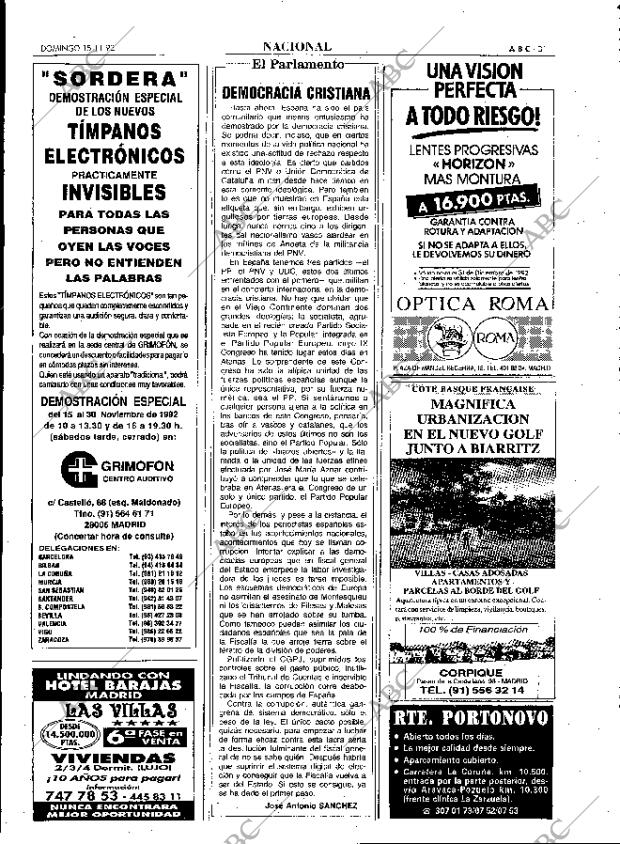ABC MADRID 15-11-1992 página 31