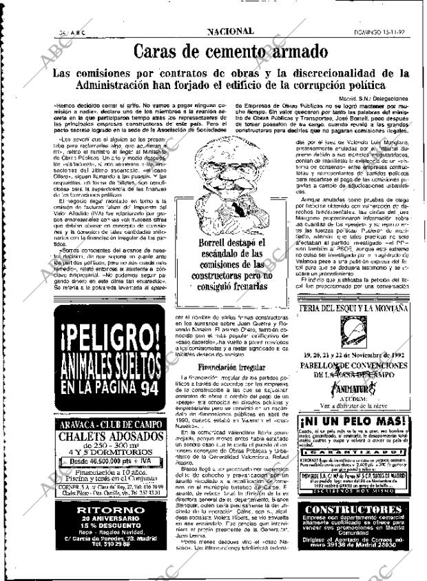 ABC MADRID 15-11-1992 página 34