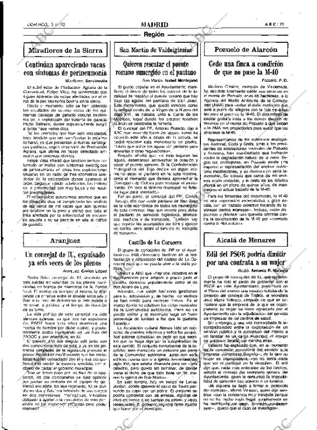 ABC MADRID 15-11-1992 página 75