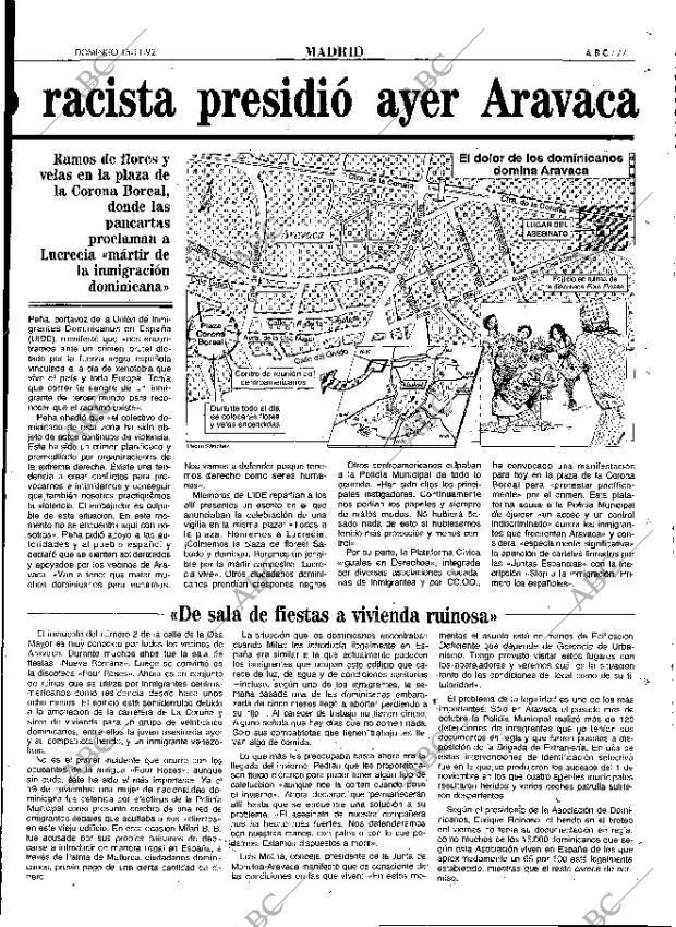 ABC MADRID 15-11-1992 página 77
