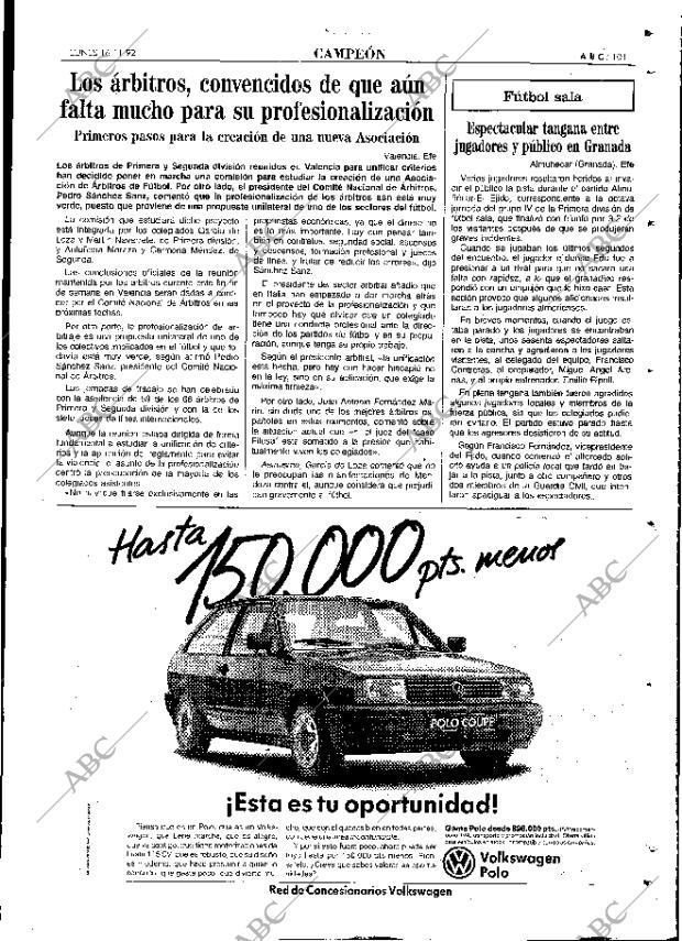 ABC MADRID 16-11-1992 página 101