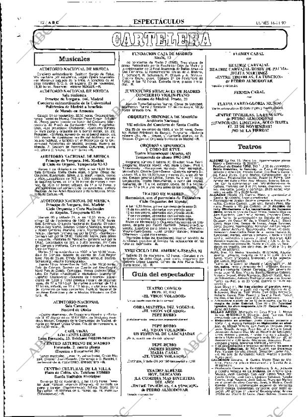 ABC MADRID 16-11-1992 página 112
