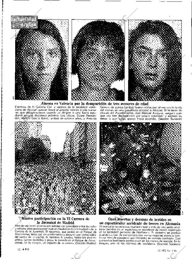 ABC MADRID 16-11-1992 página 12