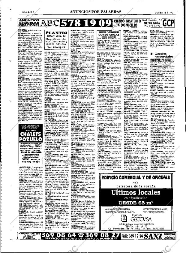 ABC MADRID 16-11-1992 página 126