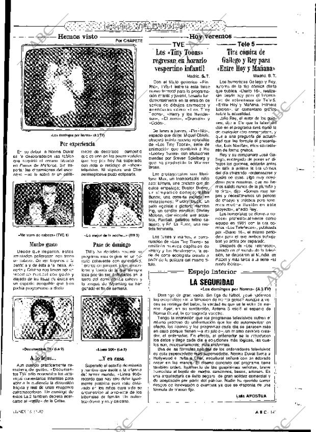 ABC MADRID 16-11-1992 página 141