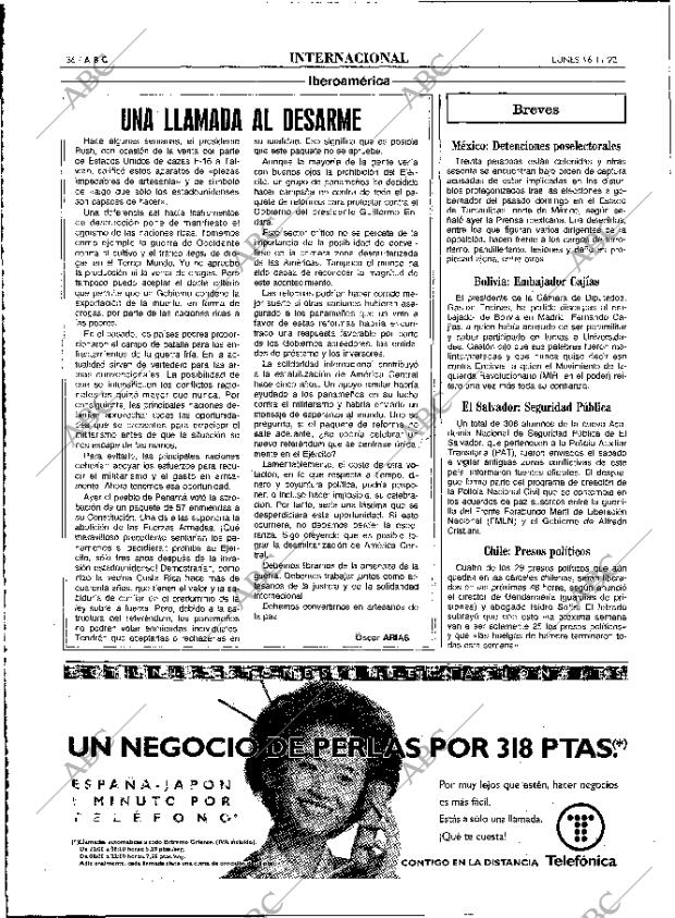 ABC MADRID 16-11-1992 página 36
