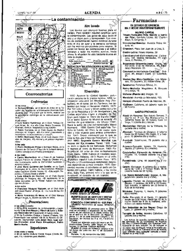 ABC MADRID 16-11-1992 página 75