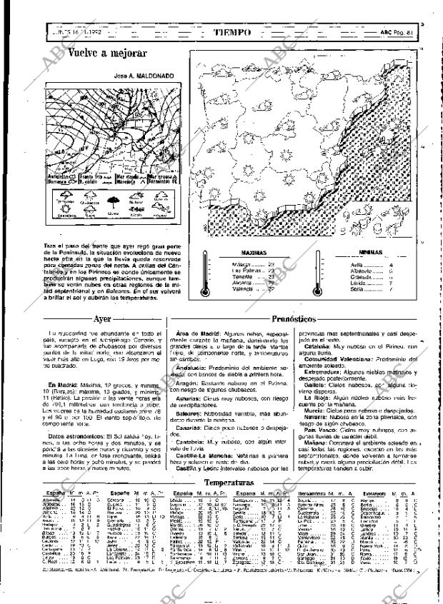 ABC MADRID 16-11-1992 página 81