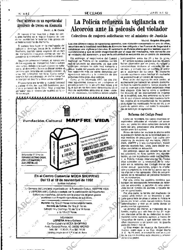 ABC MADRID 16-11-1992 página 90