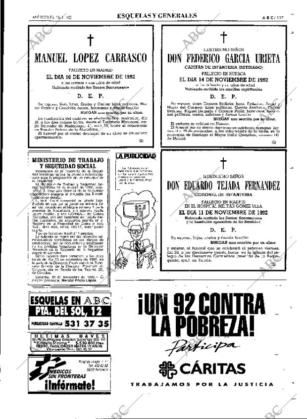 ABC MADRID 18-11-1992 página 117