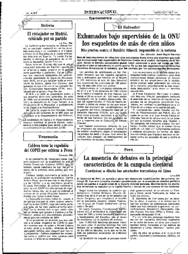 ABC MADRID 18-11-1992 página 34