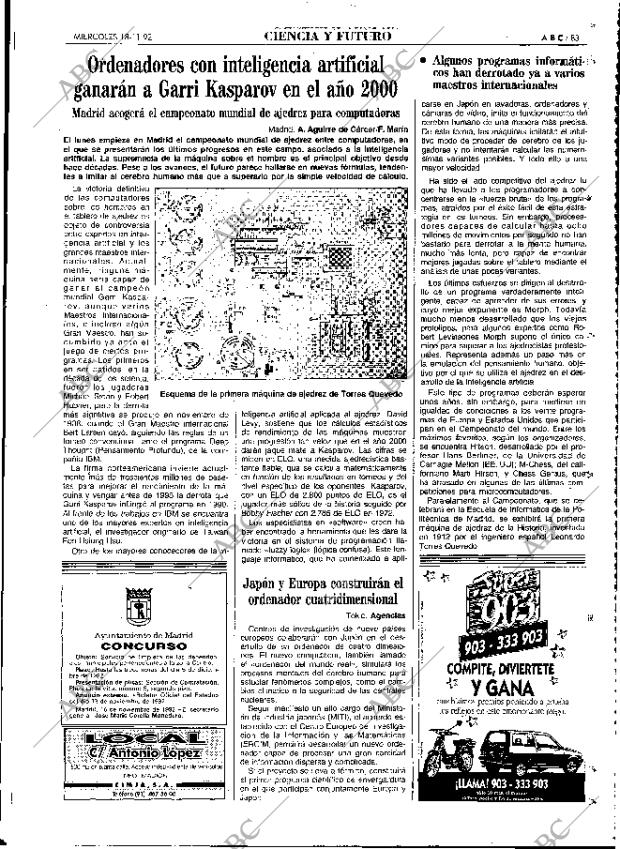 ABC MADRID 18-11-1992 página 83