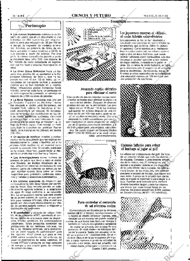 ABC MADRID 18-11-1992 página 86