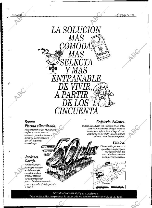 ABC MADRID 18-11-1992 página 94