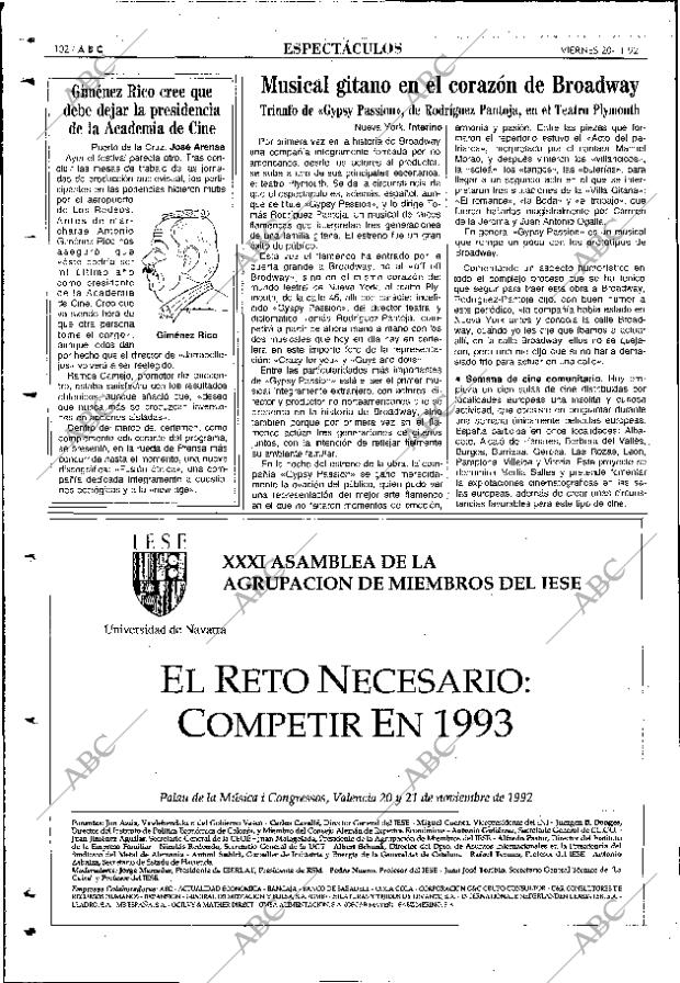 ABC MADRID 20-11-1992 página 102