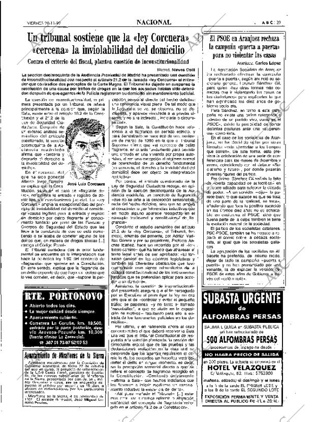 ABC MADRID 20-11-1992 página 29