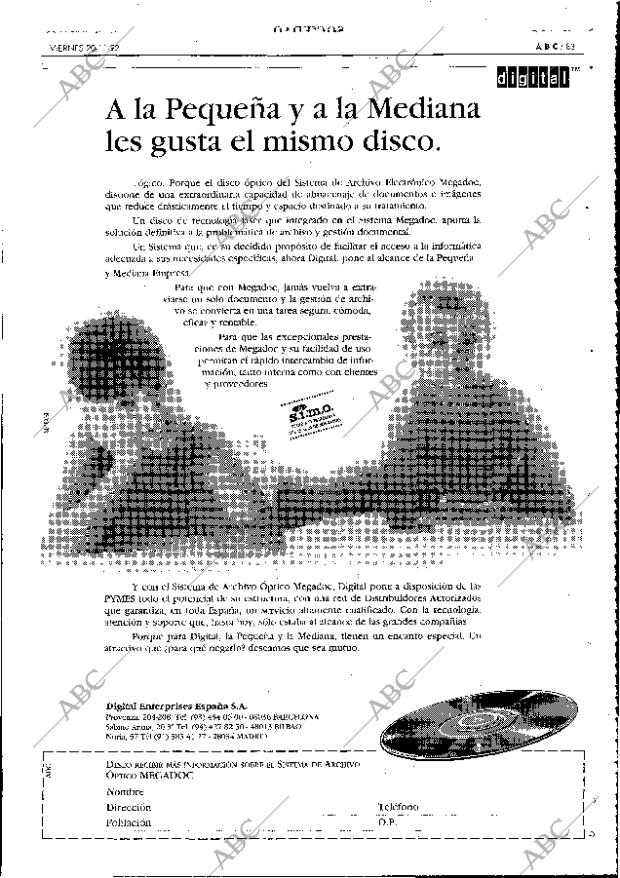 ABC MADRID 20-11-1992 página 83