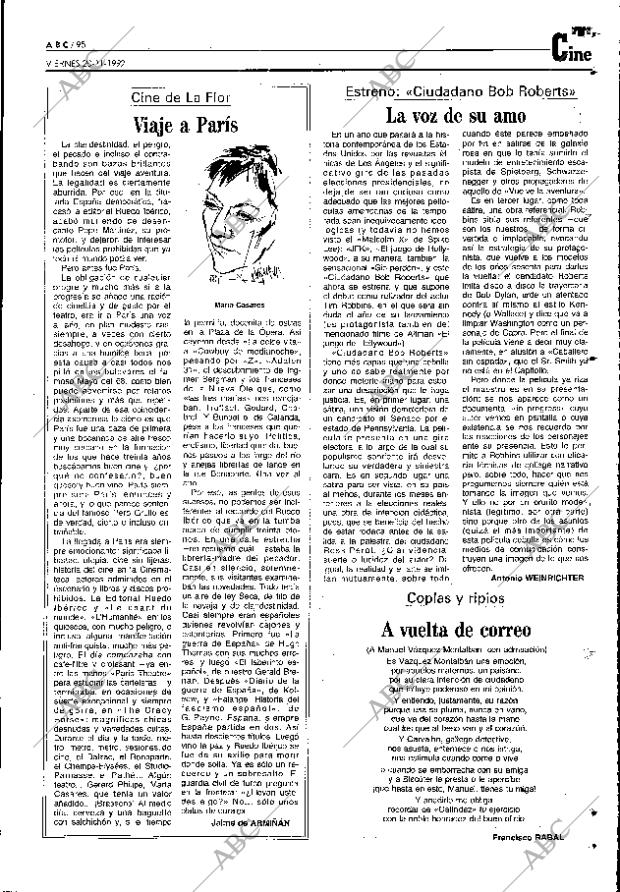 ABC MADRID 20-11-1992 página 95