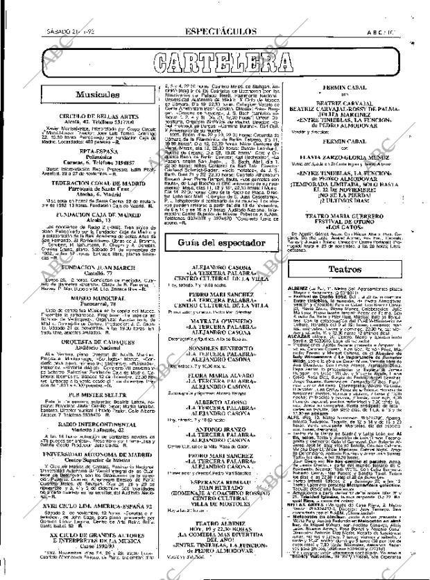 ABC MADRID 21-11-1992 página 101