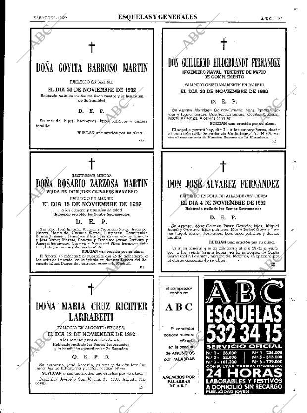 ABC MADRID 21-11-1992 página 107