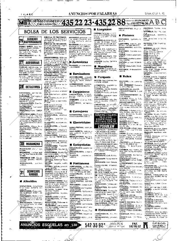 ABC MADRID 21-11-1992 página 114