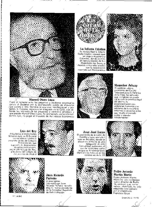 ABC MADRID 21-11-1992 página 14