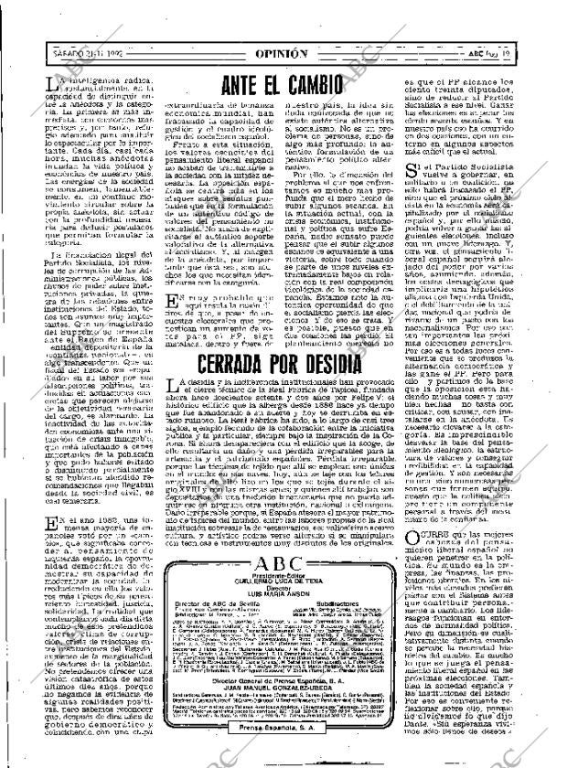 ABC MADRID 21-11-1992 página 19