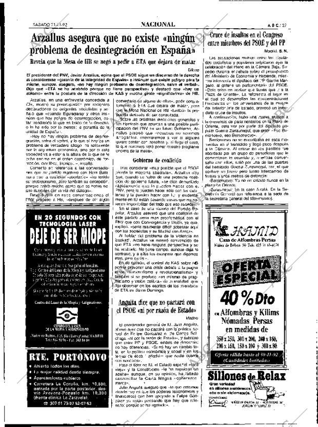 ABC MADRID 21-11-1992 página 27