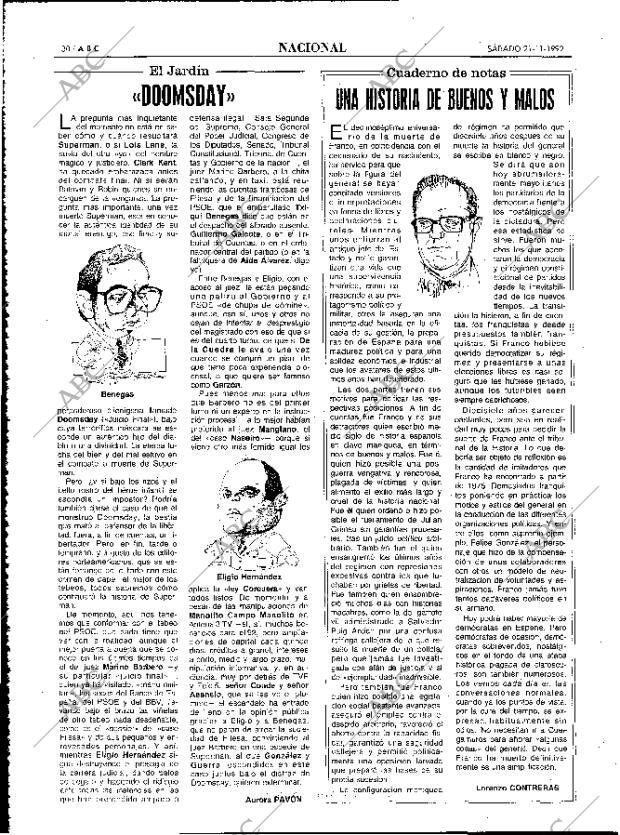 ABC MADRID 21-11-1992 página 30