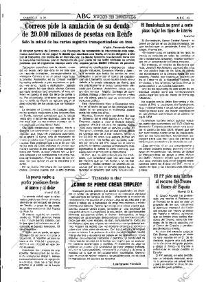 ABC MADRID 21-11-1992 página 43