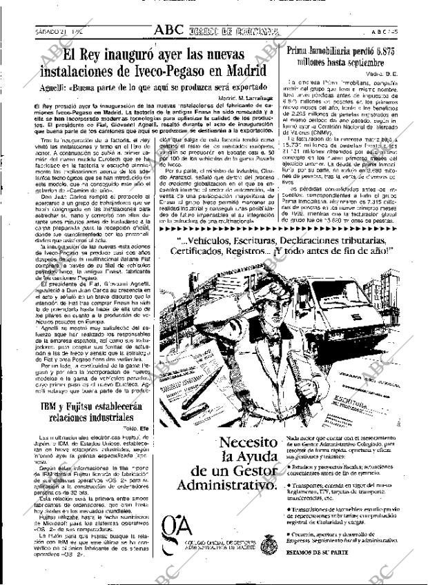ABC MADRID 21-11-1992 página 45