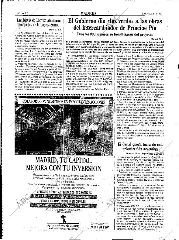 ABC MADRID 21-11-1992 página 60