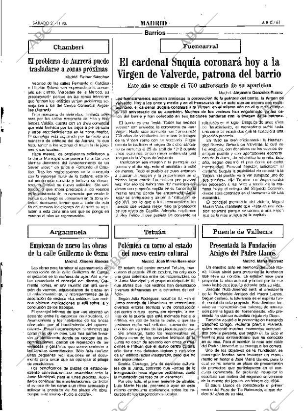 ABC MADRID 21-11-1992 página 61