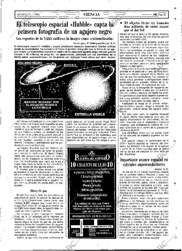 ABC MADRID 21-11-1992 página 83