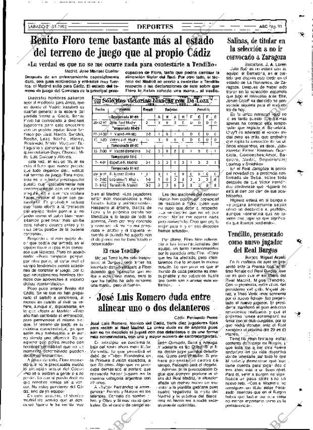 ABC MADRID 21-11-1992 página 91