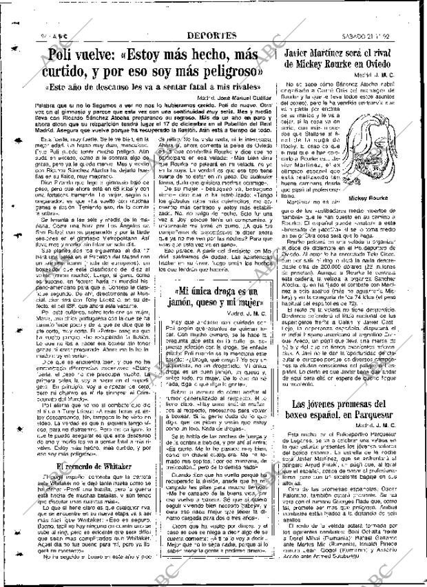 ABC MADRID 21-11-1992 página 94