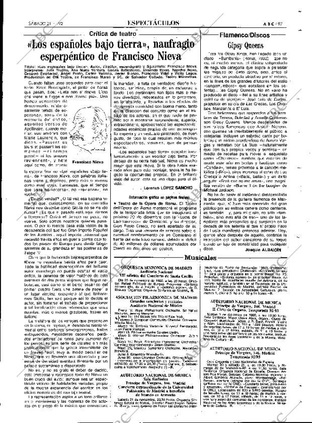 ABC MADRID 21-11-1992 página 97