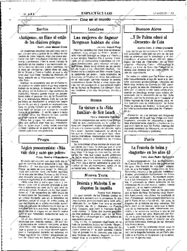 ABC MADRID 21-11-1992 página 98